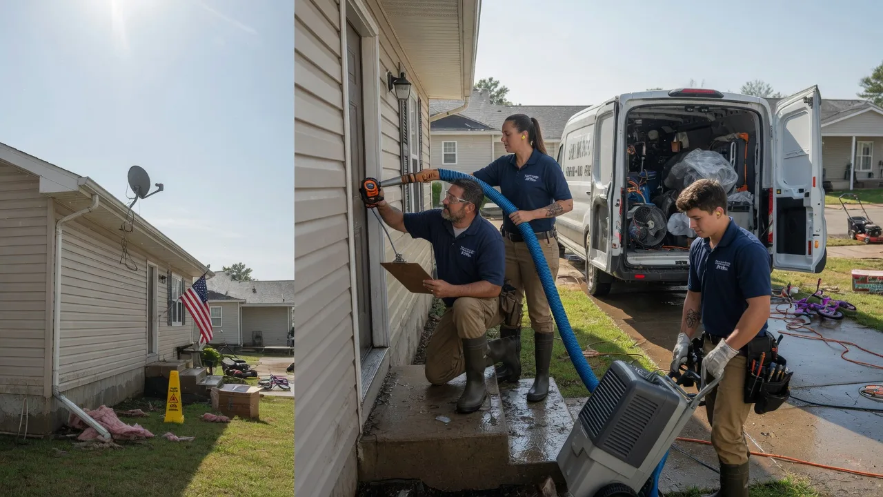 Ceiling Water Damage Restoration in Eaton, OH near me